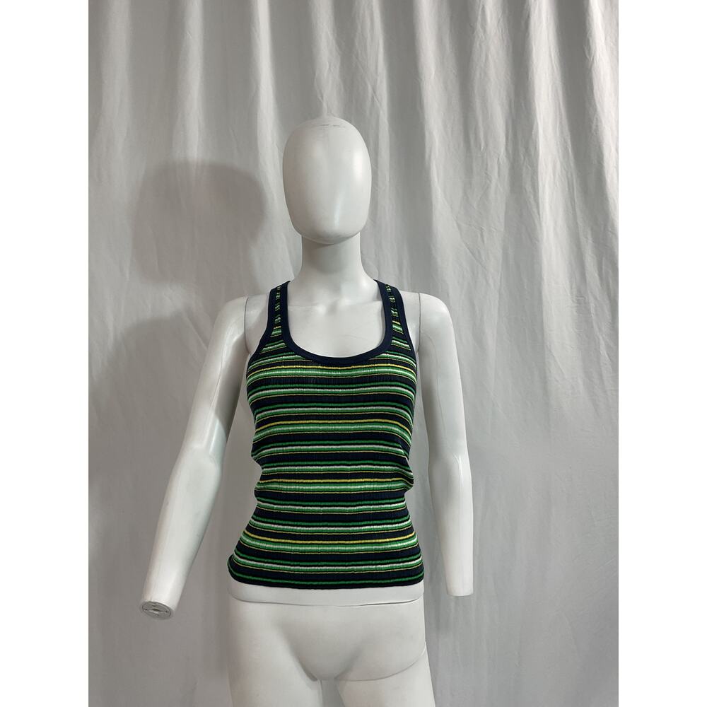 A.L.C. 'Iris' Green Sheer Top Size M - Picture 2 of 5